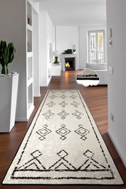 Conceptum Eaves White Alfombra de Pasillo 80 x 150 cm